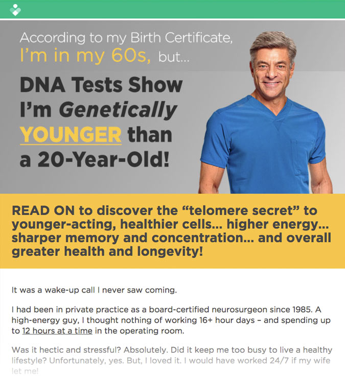 Landing Page Design sample