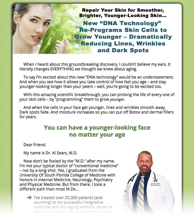 Landing Page Design sample