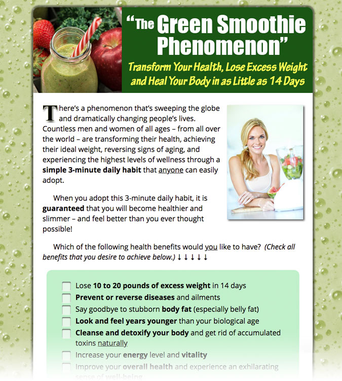 Landing Page Design sample